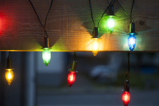 Vonkajšia ledková spájateľná reťaz ŠIŠKA FILAMENT farebná 20xLED/20V/0,2W, 14m, čierna kabeláž+transformátor