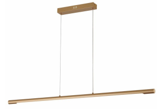 BRANSON ledkové visiace svietidlo matné zlaté 1xLED/18W/4000K, 100x2,5cm