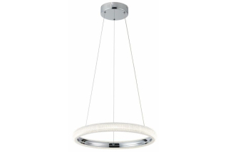 VIGO visiaci ledkový luster chrómový 1xLED/18W/3000K-3500K-4000K priemer: 40cm