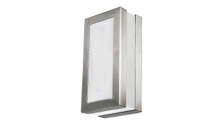 STUTTGART nástenné nerezové svietidlo 1xE27/14W IP44