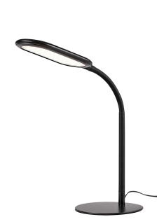 ADELMO dotyková stolná lampa so stmievačom čierna LED/10W CCT 3000-6000K, výška: 33cm