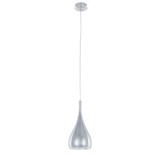 ANON visiaci kovový luster chróm 1xE27/60W, výška:120cm