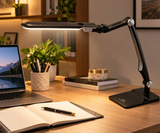 MATRIX dotyková stmievateľná stolná led lampa čierna/strieborná 10W