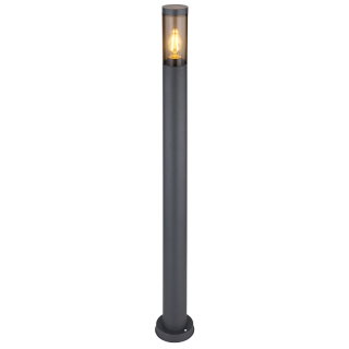BOSTON vonkajšie svietidlo antracit/dymová stĺpik 110cm 1xE27/23W IP44
