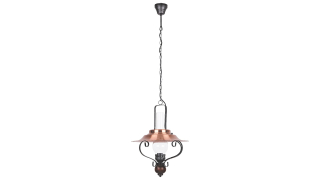 ENNA visiace rustikálne svietidlo na reťazi 1xE27/60W, priemer 38cm