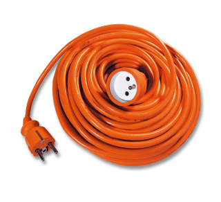 Pohyblivý prívod oranžový 25m/3x1mm, IP20