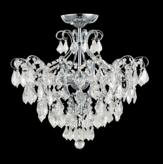 GRANADA krištáľový stropný luster chrómový 6xE14/40W