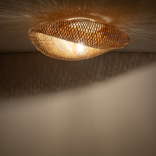 HAVANA M stropné bambusové svietidlo 1xE27/25W, 44x60cm