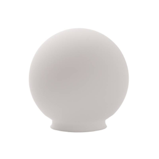 Náhradné tienidlo guľka priemer 12cm s hrdlom montážny otvor: 6,9cm matná biela