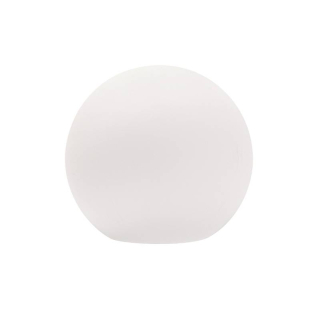 Náhradné tienidlo guľka priemer 16cm montážny otvor: 7cm matná biela