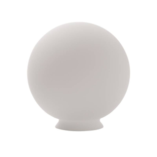 Náhradné tienidlo guľka priemer 16cm s hrdlom montážny otvor: 8cm matná biela