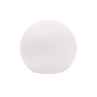 Náhradné tienidlo guľka priemer 18cm montážny otvor: 8cm matná biela