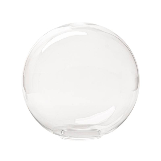 Náhradné tienidlo guľka priemer 25cm, montážny otvor: 8cm číra