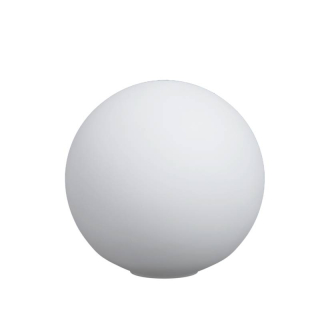 Náhradné tienidlo guľka priemer 25cm, montážny otvor: 8cm matná biela