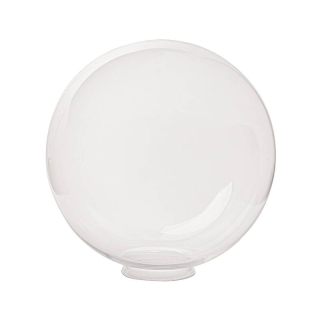 Náhradné tienidlo guľa priemer 40cm, montážny otvor: 15cm číra s hrdlom