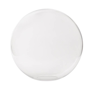 Náhradné tienidlo guľa priemer 35cm, montážny otvor: 10cm číra