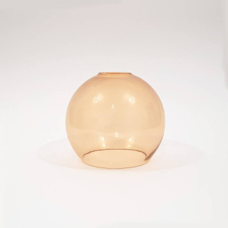 Náhradné tienidlo pre závit E27 (47mm) číre medené, priemer 16cm