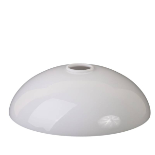 Náhradné tienidlo pre závit E27 (4,2cm) lesklé biele, priemer: 25cm