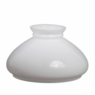 Náhradné tienidlo priemer 24,4cm petrolejkové biele opálové