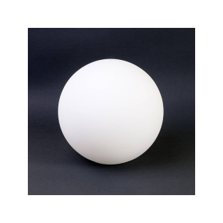 Náhradné tienidlo guľa priemer 40cm, montážny otvor: 12cm matná biela