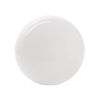 Náhradné tienidlo guľa priemer 45cm, montážny otvor: 10cm lesklá biela