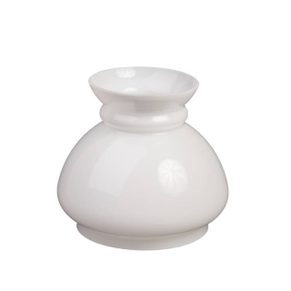 Náhradné tienidlo priemer 11,2cm petrolejkové biele opálové