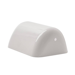 Náhradné bankové tienidlo 23x10,5cm biele lesklé