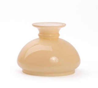 Náhradné tienidlo priemer 12,4cm petrolejkové béžové opálové