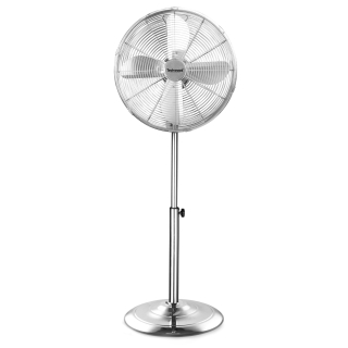 Stojanový kovový ventilátor chróm 50W, priemer: 40cm
