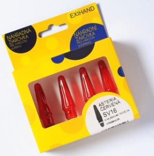 ASTERIA červená žiarovka 14V/0,1A, krabička 4ks