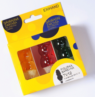 SNEHULIAK farebná žiarovka 20V/0,1A krabička 3ks