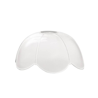 Náhradné tienidlo pre závit E27 (4,2cm) číre, priemer: 18cm