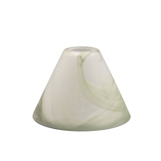 Náhradné tienidlo pre závit E27 (4,2cm) alabastrové zelené, priemer: 16cm