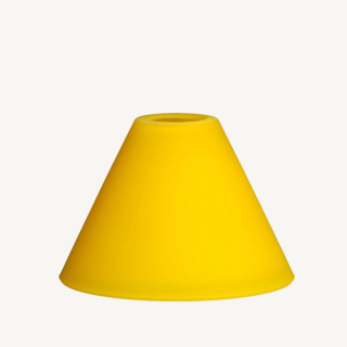 Náhradné tienidlo pre závit E14 (3cm) žlté priemer: 16cm