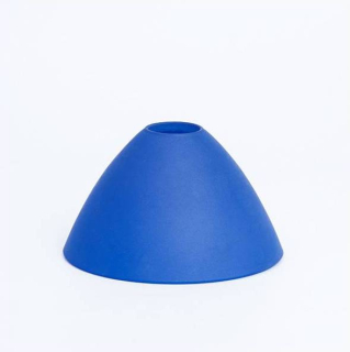 Náhradné tienidlo pre závit E14 (30mm) modré, priemer: 12,8cm 