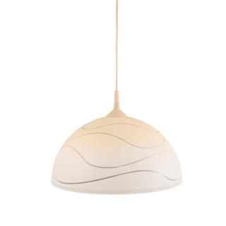 Náhradné tienidlo pre závit E27 (4,2cm) béžovo-biele, priemer: 35cm