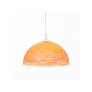 Náhradné tienidlo pre závit E27 (4,2cm) oranžové-žlté, priemer: 35cm