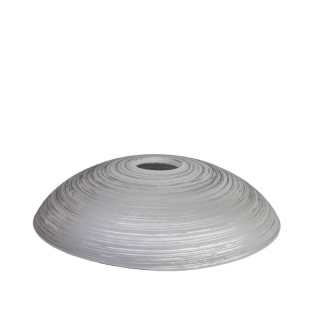 Náhradné tienidlo pre závit E27 (4,2cm) biele so striebornými pásikmi, priemer: 19cm