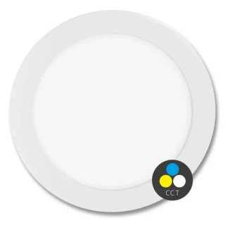 LED zápustné svietidlo LADA biele 25W CCT 3000-4000-6000K, priemer 30cm