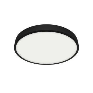 LENYS III stropné ledkové svietidlo čierne LED 12W/4000K, priemer: 14cm, IP20/IP44