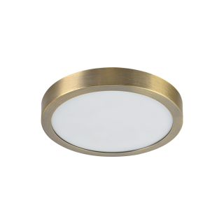 LENYS stropné ledkové svietidlo antická mosadz LED 9W/4000K, priemer: 12cm, IP20