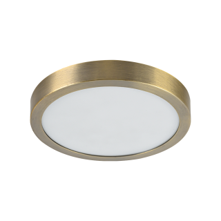 LENYS stropné ledkové svietidlo antická mosadz LED 15W/4000K, priemer: 17,5cm, IP20