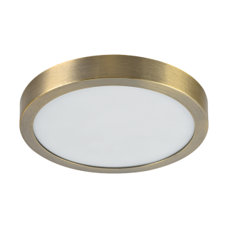 LENYS stropné ledkové svietidlo antická mosadz LED 22W/4000K, priemer: 22,5cm, IP20