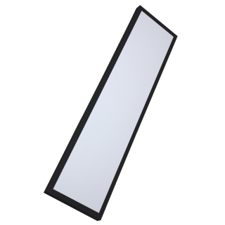 Prisadené stropné svietidlo čierne PILO LED 36W/4000K, IP20, 120x30cm