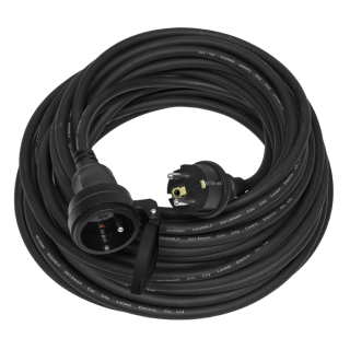 Pohyblivý prívod čierny 30m/3x1,5mm spojka FG, IP44