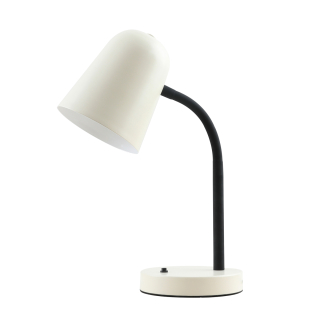 PRATO stolná lampa biela 1xE27/5W, výška: 36cm