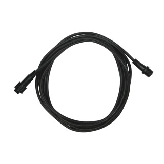 Predlžovací gumený kábel čierny 5m, IP44