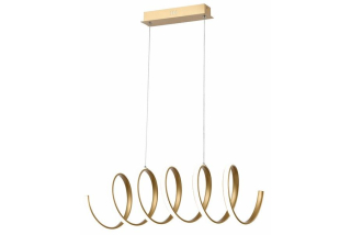 RIBBON ledkové visiace svietidlo matné zlaté 1xLED/40W/4000K, 80x25cm