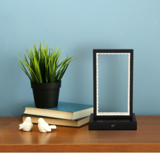 SAMEGA dekoračná USB stolná lampa stmievateľná čierna LED/3W/5V, CCT 2700-4000-6500K