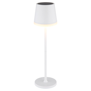 Solárne stolové led svietidlo biele 10xLED 0,06W/3V/3000K, IP44